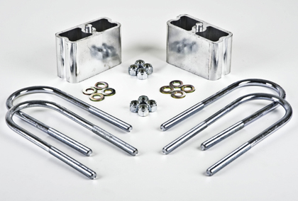 Belltech Universal 3" Lowering Block Kit with 2° Taper - Click Image to Close